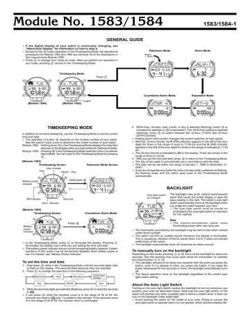 Casio 1584 Manual pdf